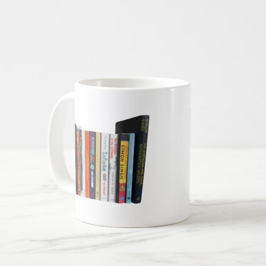 Mug Étagère de maths (Devant gauche)