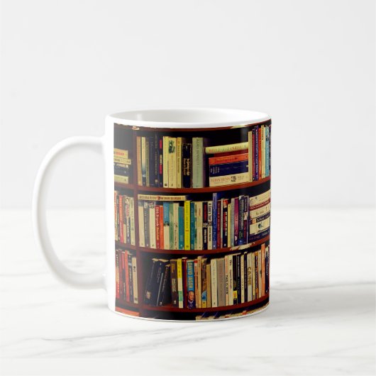 Mug Étagères de bibliothèque (Gauche)