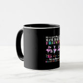 Mug Étaient Plus Que Juste Mask Maker Flamant rose Ami (Devant gauche)