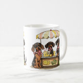 Mug Étal de limonade de chiens teckel (Devant droit)