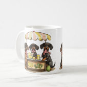 Mug Étal de limonade de chiens teckel (Devant gauche)