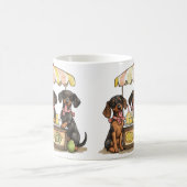 Mug Étal de limonade de chiens teckel (Centre)
