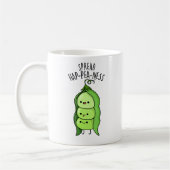 Mug Étaler Hap-Pea-ness Funny Peas Pun (Gauche)