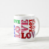 Mug Étaler l'amour (Devant droit)