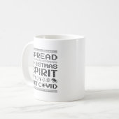 Mug Étaler l'esprit de Noël non couvert (Devant gauche)