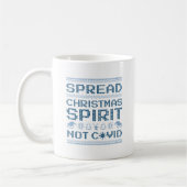 Mug Étaler l'esprit de Noël non couvert (Gauche)