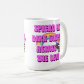 Mug Étaler Mon Évangile Sombre À Travers La Parcelle D (Devant droit)