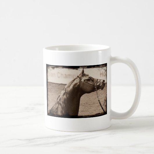 Mug Étalon arabe sépia (Droite)