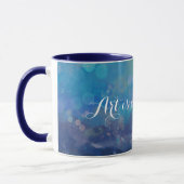 Mug étang de nénuphars impressionniste Abstrait (Gauche)