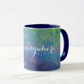 Mug étang de nénuphars impressionniste Abstrait (Devant droit)