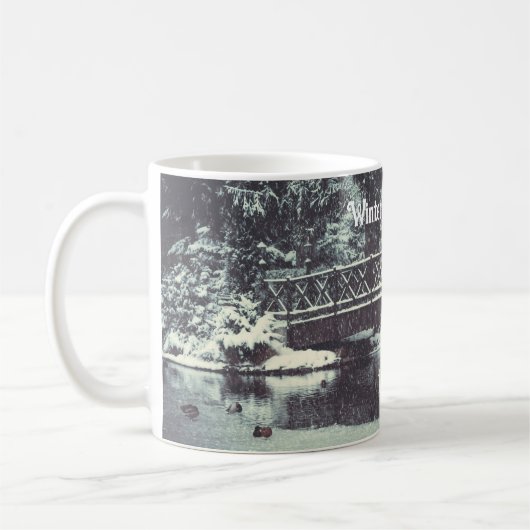 Mug étang d'hiver (Gauche)