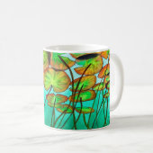 Mug Etang vert avec lilypads (Devant droit)