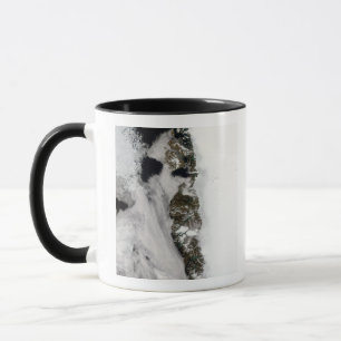 Mug Étangs d'eaux de fonte le long de côte ouest du