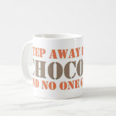Mug Étape à partir du chocolat (Devant gauche)