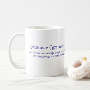 Mug Étape de grammaire triviale PERSONNALISABLE