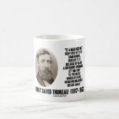 Mug Étape différente de batteur de Thoreau en musique (Centre)