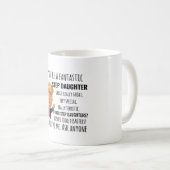 Mug Étape fille Meilleur cadeau (Devant droit)