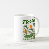 Mug Étape Floride - État Ensoleillé (Devant droit)