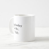 Mug Étape Frère de la mariée (Devant gauche)
