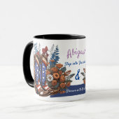 Mug Étape Personnalisée Dans Les Bottes De Cowboy De L (Devant gauche)