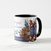 Mug Étape Personnalisée Dans Les Bottes De Cowboy De L (Devant droit)