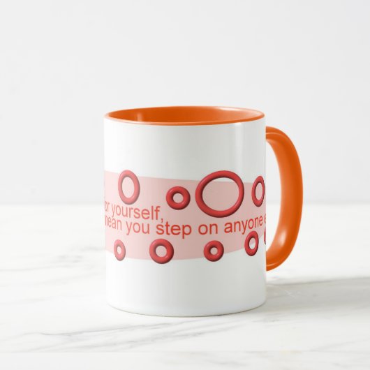 Mug Étapes De L'Esteem (Devant droit)