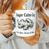 Mug Étapes de préparation du thé de gingembre Art