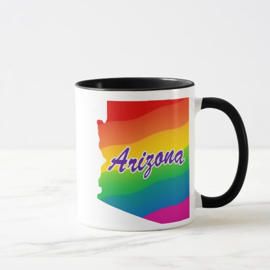 Mug État arc-en-ciel de l'Arizona (Droite)