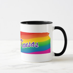 Mug État Arc-En-Ciel Du Kansas