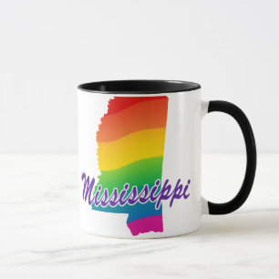 Mug État Arc En Ciel Du Mississippi