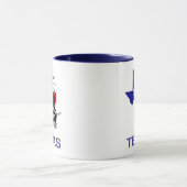 Mug État de cavalier de Taureau de rodéo du Texas (Centre)