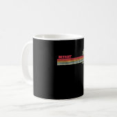 Mug État de Detroit Michigan City (Devant gauche)