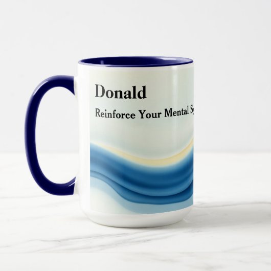 Mug État de Flux Mouvement Fluide Moderne Designer (Gauche)