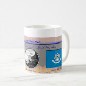 Mug État de la Louisiane commémoratif (Devant droit)