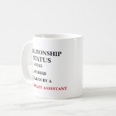 Mug État de la relation Assistant vétérinaire  (Devant gauche)