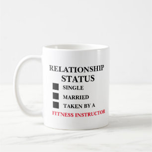 Mug État de la relation Professeur de fitness