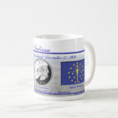 Mug État de l'Indiana commémoratif (Devant droit)