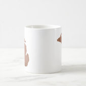 Mug État de Silhouette de cuivre du Michigan (Centre)