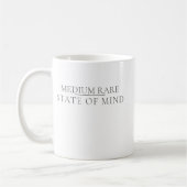 Mug État d'esprit à point Steak Lover Carnivore (Gauche)