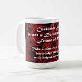 Mug État d'esprit de service à la clientèle (Devant gauche)
