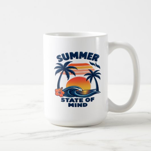 Mug État d'esprit d'été (Droite)