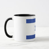 Mug Etat d'Israël Drapeau, Étoile de David Juifs (Gauche)