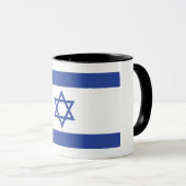 Mug Etat d'Israël Drapeau, Étoile de David Juifs (Devant droit)
