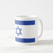 Mug Etat d'Israël Drapeau, Étoile de David Juifs (Devant droit)