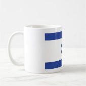 Mug Etat d'Israël Drapeau, Étoile de David Juifs (Gauche)