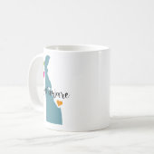 Mug État du Delaware aux coeurs (Devant gauche)