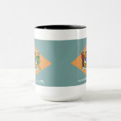 Mug État du drapeau du Delaware (Centre)