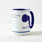 Mug État du lac Higgins (Devant droit)