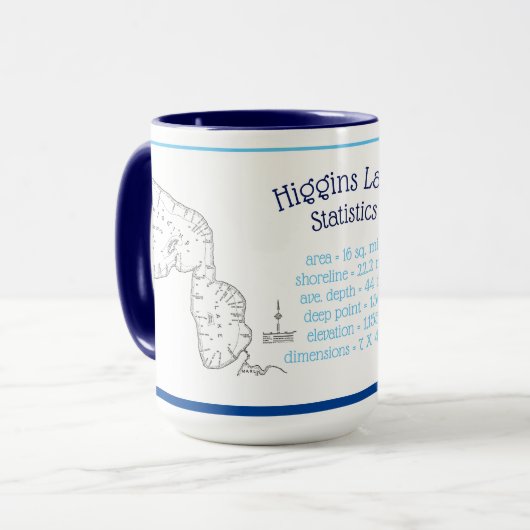 Mug État du lac Higgins (Devant gauche)