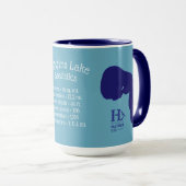 Mug État du lac Higgins (Devant droit)